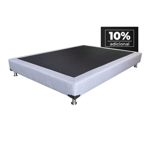 Base Cama Romance Relax Esencial Lona Gris