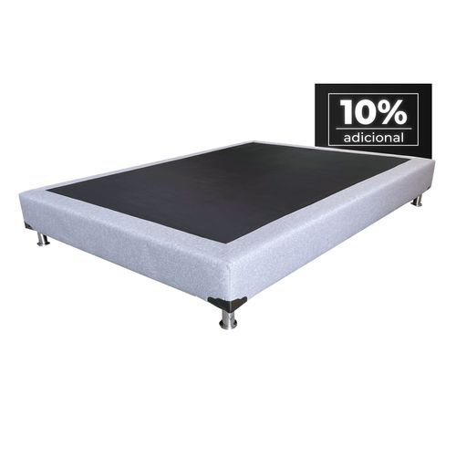 Base Cama Romance Relax Esencial Lona Gris