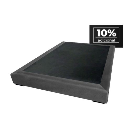 Base Cama Romance Relax En Espuma Elite Acero