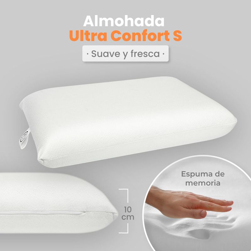 combo romance relax emperador elite advance hycare doble + almohada ultra confort S