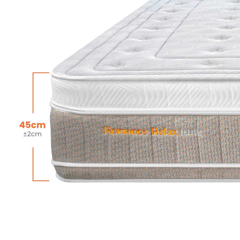 combo romance relax emperador elite advance hycare doble + almohada ultra confort S