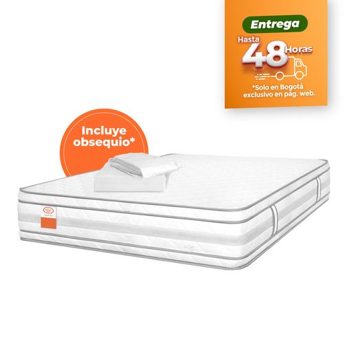 Combo Romance Relax Pedic Casata Esencial+Sábanas