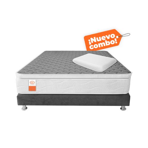 Combo Classic Esencial+base+almohada esencial S