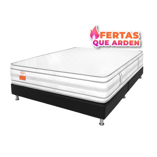 Colchón Pedic Casata Esencial + Base Cama Acacia