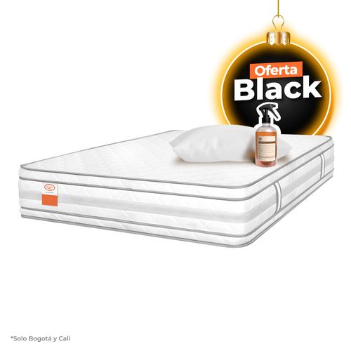 Combo Colchón Pedic Navidad Ritual + Almohada + Spray Linos