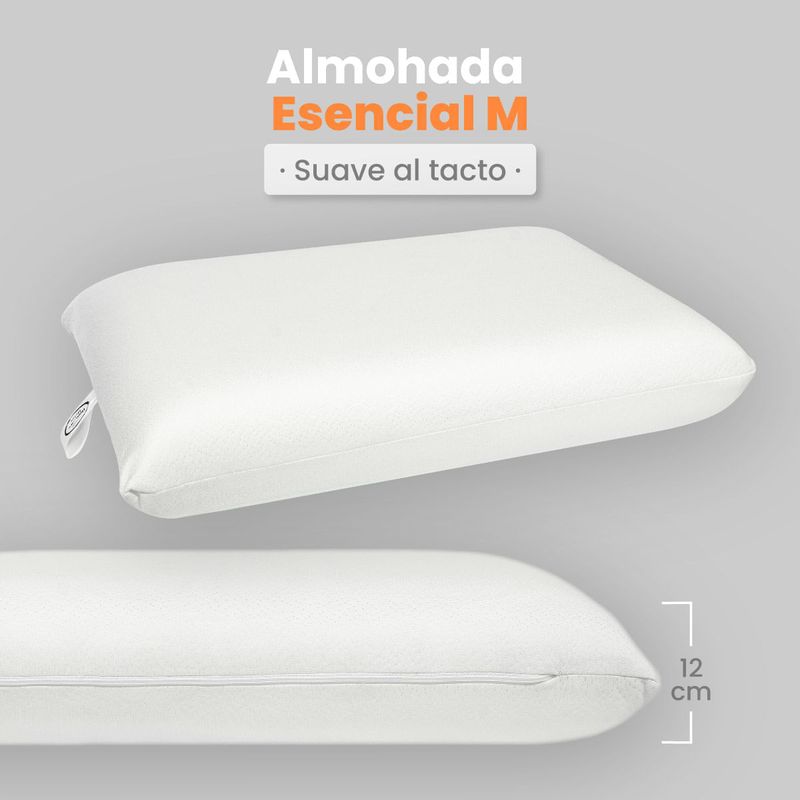 combo romance relax emperador elite hycare sencillo + almohada esencial M