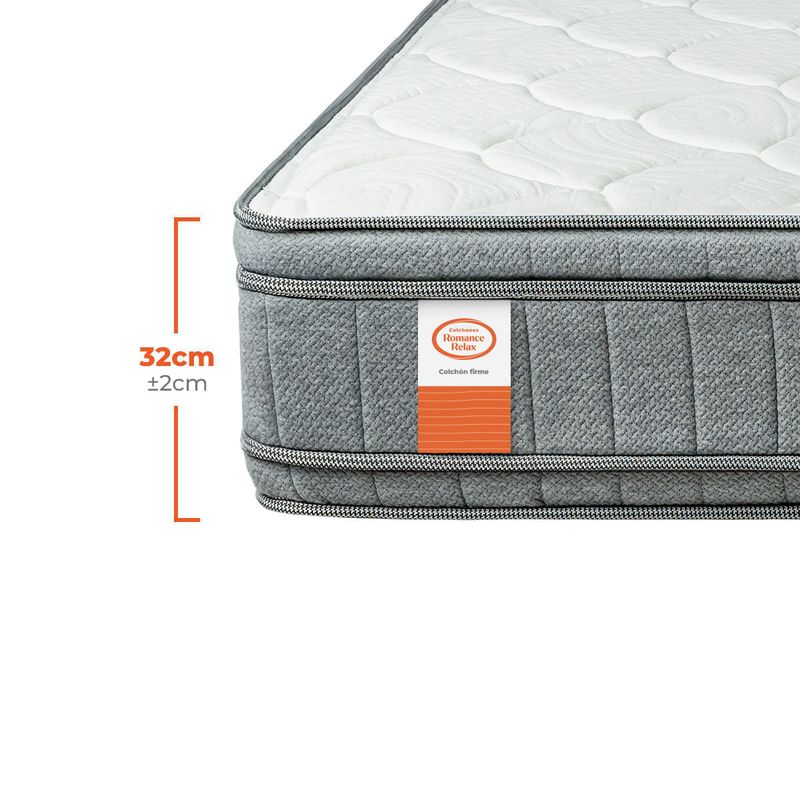 colchon pedic casata premium sencillo + agua de linos