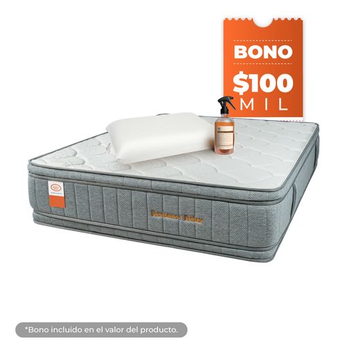 Combo Colchón Confort Ritual + Almohada + Spray Linos