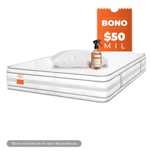 Combo Colchón Pedic Ritual + Almohada + Spray Linos